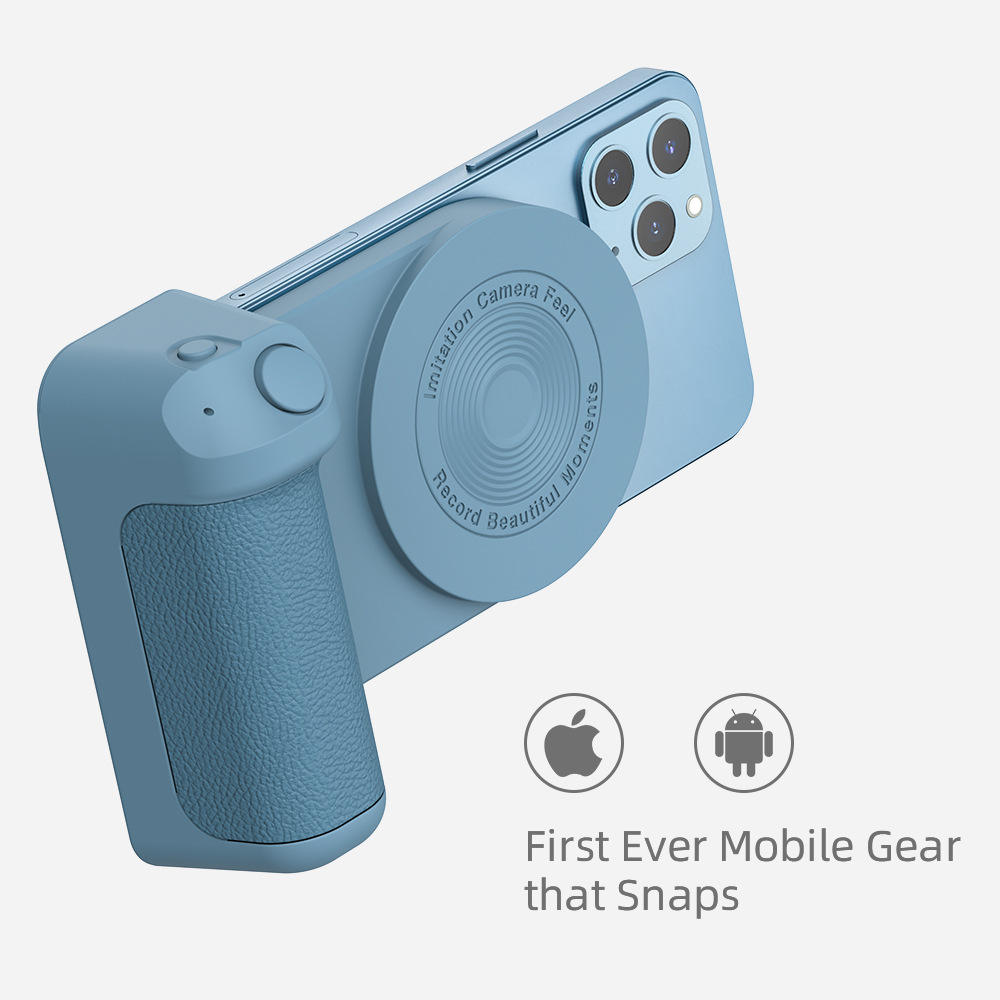 3-in-1 Magnetic Camera Grip: Anti-Shake, Rotatable, Type-C